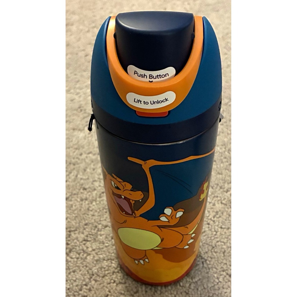 Owala FreeSip Charizard Pokémon 16oz Insulated Stainless Water Bottle Straw Lid
